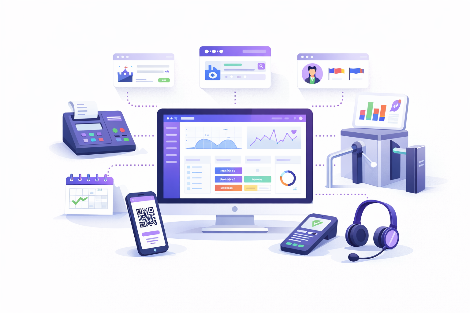 Propojení software a hardware komponent systému